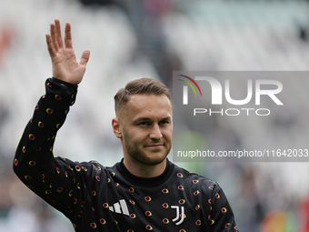 Teun Koopmeiners participates in the Serie A 2024-2025 match between Juventus and Como in Turin, Italy, on August 19, 2024. (