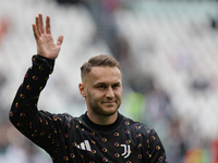 Teun Koopmeiners participates in the Serie A 2024-2025 match between Juventus and Como in Turin, Italy, on August 19, 2024. (