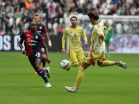 Dusan Vlahovic during the Serie A 2024-2025 match between Juventus and Como in Turin, Italy, on August 19, 2024 (