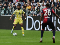 Khephren Thuram participates in the Serie A 2024-2025 match between Juventus and Como in Turin, Italy, on August 19, 2024. (