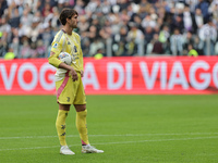 Dusan Vlahovic during the Serie A 2024-2025 match between Juventus and Como in Turin, Italy, on August 19, 2024 (