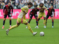 Dusan Vlahovic during the Serie A 2024-2025 match between Juventus and Como in Turin, Italy, on August 19, 2024 (