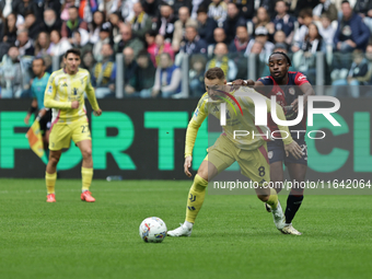 Teun Koopmeiners participates in the Serie A 2024-2025 match between Juventus and Como in Turin, Italy, on August 19, 2024. (