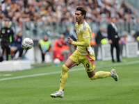 Dusan Vlahovic during the Serie A 2024-2025 match between Juventus and Como in Turin, Italy, on August 19, 2024 (