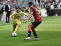 Francisco Conceicao participates in the Serie A 2024-2025 match between Juventus and Como in Turin, Italy, on August 19, 2024. (