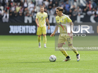 Nicolo Fagioli during the Serie A 2024-2025 match between Juventus and Como in Turin, Italy, on August 19, 2024 (