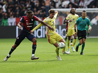 Dusan Vlahovic during the Serie A 2024-2025 match between Juventus and Como in Turin, Italy, on August 19, 2024 (