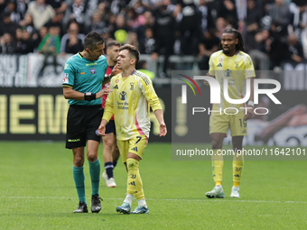 Francisco Conceicao participates in the Serie A 2024-2025 match between Juventus and Como in Turin, Italy, on August 19, 2024. (