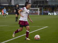 Li Mengwen #26 of West Ham United F.C. participates in the Barclays FA Women's Super League match between Manchester City and West Ham Unite...