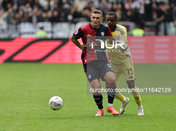 Roberto Piccoli participates in the Serie A 2024-2025 match between Juventus and Como in Turin, Italy, on August 19, 2024. 