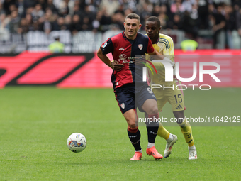 Roberto Piccoli participates in the Serie A 2024-2025 match between Juventus and Como in Turin, Italy, on August 19, 2024. (