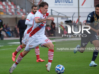 Davide Bragantini of Mantova 1911 participates in the Italian Serie B soccer championship match between Mantova Calcio 1911 and Brescia Calc...