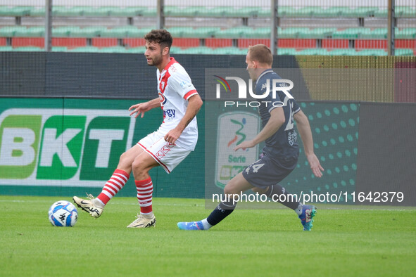 Francesco Ruocco of Mantova 1911 participates in the Italian Serie B soccer championship football match between Mantova Calcio 1911 and Bres...