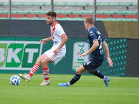 Francesco Ruocco of Mantova 1911 participates in the Italian Serie B soccer championship football match between Mantova Calcio 1911 and Bres...