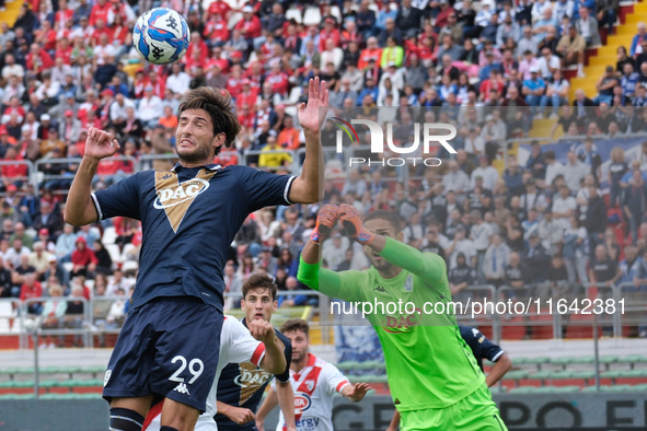 Gennaro Borrelli of Brescia Calcio FC plays during the Italian Serie B soccer championship match between Mantova Calcio 1911 and Brescia Cal...