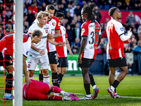 FC Twente midfielder Sem Steijn plays during the match between Feyenoord and Twente at the Feyenoord stadium De Kuip for the Dutch Eredivisi...