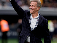 Kyle J. Krause president of Parma Calcio 1903 gestures during the Serie A Enilive match between Bologna FC and Parma Calcio 1903 at Stadio R...