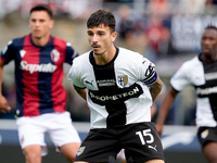 Enrico Delprato of Parma Calcio 1903 looks on during the Serie A Enilive match between Bologna FC and Parma Calcio 1903 at Stadio Renato Dal...