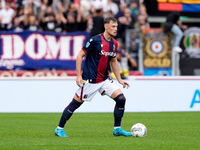 Sam Beukema of Bologna FC during the Serie A Enilive match between Bologna FC and Parma Calcio 1903 at Stadio Renato Dall'Ara on October 06,...