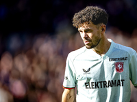 FC Twente forward Mitchell van Bergen plays during the match between Feyenoord and Twente at the Feyenoord stadium De Kuip for the Dutch Ere...