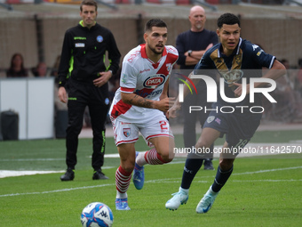 Simone Trimboli of Mantova 1911 plays during the Italian Serie B soccer championship match between Mantova Calcio 1911 and Brescia Calcio FC...