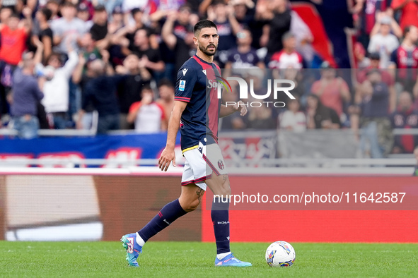 Martin Erlic of Bologna FC during the Serie A Enilive match between Bologna FC and Parma Calcio 1903 at Stadio Renato Dall'Ara on October 06...