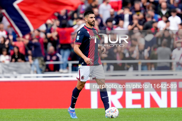 Martin Erlic of Bologna FC during the Serie A Enilive match between Bologna FC and Parma Calcio 1903 at Stadio Renato Dall'Ara on October 06...