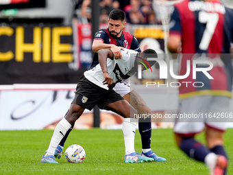 Martin Erlic of Bologna FC during the Serie A Enilive match between Bologna FC and Parma Calcio 1903 at Stadio Renato Dall'Ara on October 06...