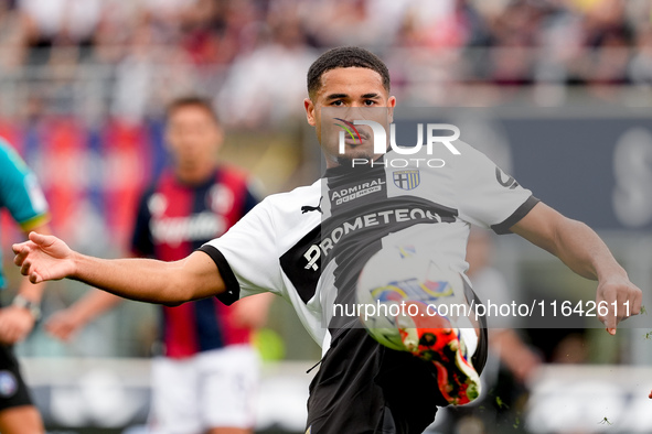 Simon Sohm of Parma Calcio 1903 during the Serie A Enilive match between Bologna FC and Parma Calcio 1903 at Stadio Renato Dall'Ara on Octob...