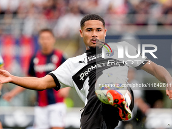 Simon Sohm of Parma Calcio 1903 during the Serie A Enilive match between Bologna FC and Parma Calcio 1903 at Stadio Renato Dall'Ara on Octob...