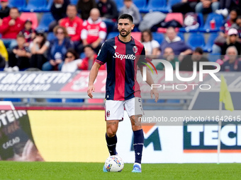 Martin Erlic of Bologna FC during the Serie A Enilive match between Bologna FC and Parma Calcio 1903 at Stadio Renato Dall'Ara on October 06...