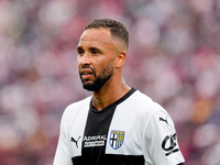 Hernani of Parma Calcio 1903 looks on during the Serie A Enilive match between Bologna FC and Parma Calcio 1903 at Stadio Renato Dall'Ara on...