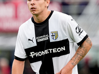 Adrian Bernabe' of Parma Calcio 1903 looks on during the Serie A Enilive match between Bologna FC and Parma Calcio 1903 at Stadio Renato Dal...