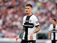 Dennis Man of Parma Calcio 1903 looks on during the Serie A Enilive match between Bologna FC and Parma Calcio 1903 at Stadio Renato Dall'Ara...