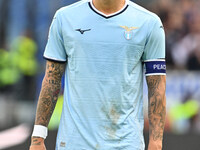 Mattia Zaccagni of S.S. Lazio during the 7th day of the Serie A Championship between S.S. Lazio and Empoli F.C. at the Olympic Stadium in Ro...