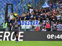 Giuseppe Pezzella of Empoli F.C. participates in the 7th day of the Serie A Championship between S.S. Lazio and Empoli F.C. at the Olympic S...