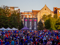 Cincinnati supporters gather before the start of the Major League Soccer match between FC Cincinnati and Orlando City SC at TQL Stadium in C...