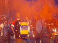 Cincinnati supporters gather before the start of the Major League Soccer match between FC Cincinnati and Orlando City SC at TQL Stadium in C...