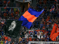 Cincinnati supporters celebrate a Luciano Acosta goal during the Major League Soccer match between FC Cincinnati and Orlando City SC at TQL...