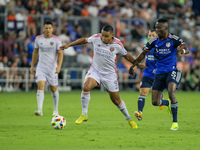 Orlando attacker, Luis Muriel, is seen during the Major League Soccer match between FC Cincinnati and Orlando City SC at TQL Stadium in Cinc...