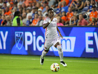 Orlando midfielder Ivan Angulo appears during the Major League Soccer match between FC Cincinnati and Orlando City SC at TQL Stadium in Cinc...