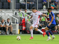 Orlando defender Kyle Smith is seen during the Major League Soccer match between FC Cincinnati and Orlando City SC at TQL Stadium in Cincinn...