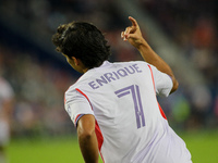 Orlando attacker, Ramiro Enrique, celebrates a first-half goal during the Major League Soccer match between FC Cincinnati and Orlando City S...