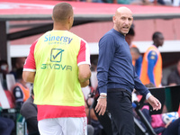 Davide Possanzini is the head coach of Mantova 1911 during the Italian Serie B soccer championship match between Mantova Calcio 1911 and Bre...