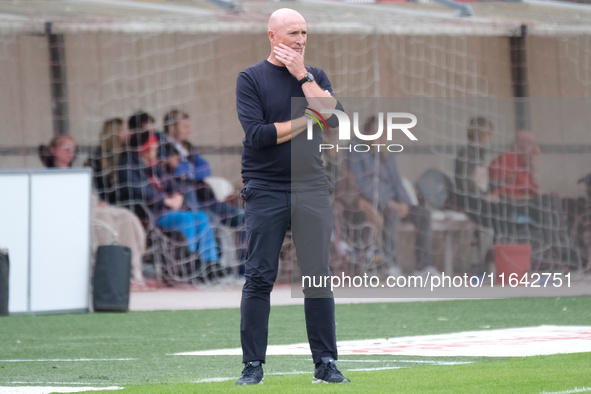 Rolando Maran is the head coach of Brescia Calcio FC during the Italian Serie B soccer championship match between Mantova Calcio 1911 and Br...