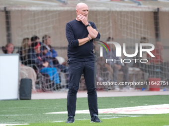 Rolando Maran is the head coach of Brescia Calcio FC during the Italian Serie B soccer championship match between Mantova Calcio 1911 and Br...