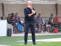 Rolando Maran is the head coach of Brescia Calcio FC during the Italian Serie B soccer championship match between Mantova Calcio 1911 and Br...