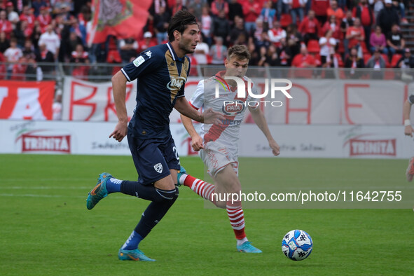 Gennaro Borrelli of Brescia Calcio FC participates in the Italian Serie B soccer championship football match between Mantova Calcio 1911 and...