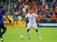 Orlando attacker, Luis Muriel, is seen during the Major League Soccer match between FC Cincinnati and Orlando City SC at TQL Stadium in Cinc...