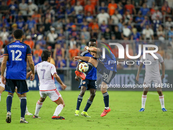 Cincinnati midfielder Pavel Bucha appears during the Major League Soccer match between FC Cincinnati and Orlando City SC at TQL Stadium in C...